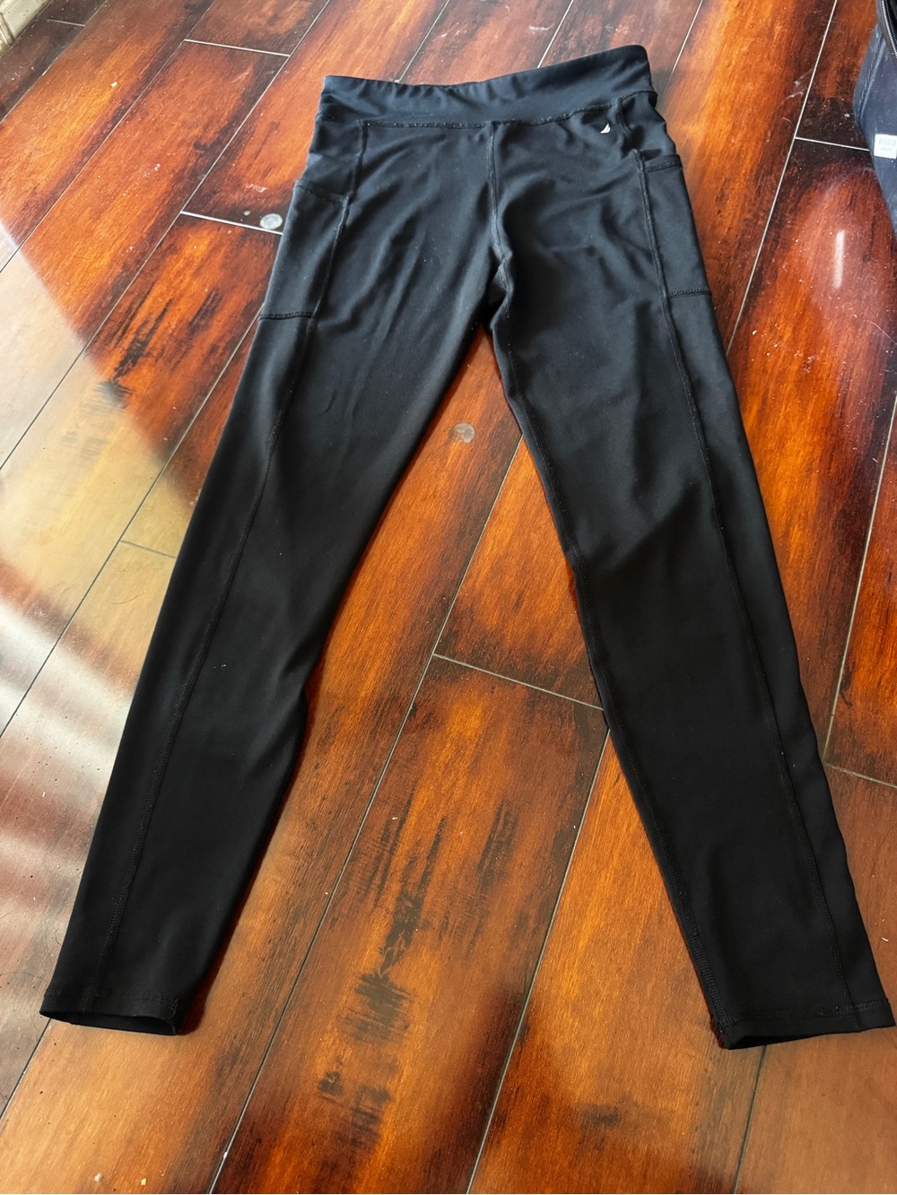 Nautica Women Black Leggings, size M